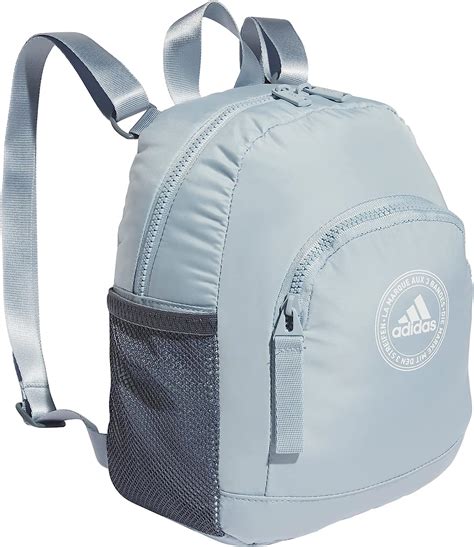 adidas Mini mochila Linear 3, Azul Maravilla/Blanco, Mini mochila .